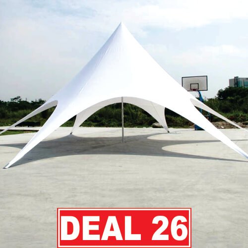 Star Tents — product style illustration